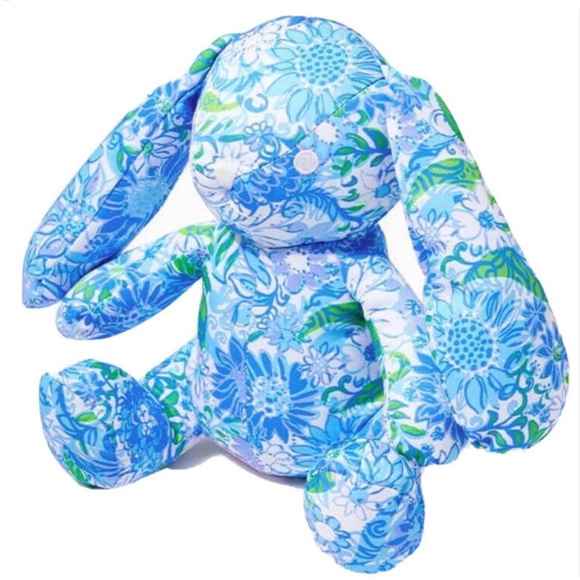 Lilly Pulitzer Other - < Lilly Pulitzer Bunny Plush Stuffed Animal Pastel Paisley Easter >